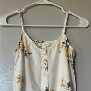 Treasure & Bond White and Yellow Floral Camisole‎